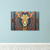 Abstract kunst canvasprint canvas afdruk (Insitu (Houten vloer))