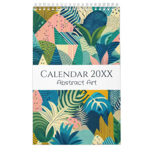 Abstract kunst collectie kalender