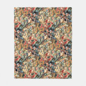 Abstract Kunst Fleece Deken (Voorkant)