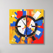 Abstract kunstframe canvas afdruk (Voorkant)