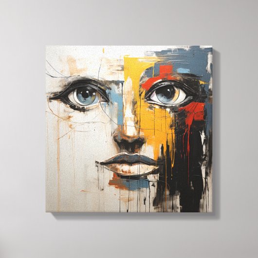 Abstract kunstframe canvas afdruk