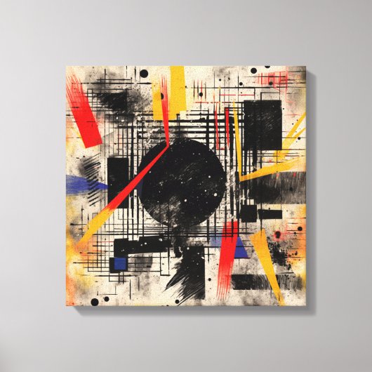 Abstract kunstframe canvas afdruk (Voorkant)