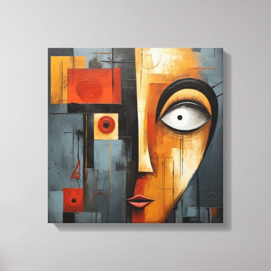 Abstract kunstframe canvas afdruk (Voorkant)