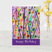 abstract kunstlandschap kleurrijke waterverf kaart (Gele Bloem)