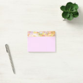 Abstract kunstmatig Bleek geel deastel indrukken Post-it® Notes (Kantoor)
