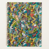 Abstract kunstmatig pictogram planner (Voorkant)