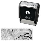 Abstract kunstmeesterwerk zelfinktende stempel (In situ)