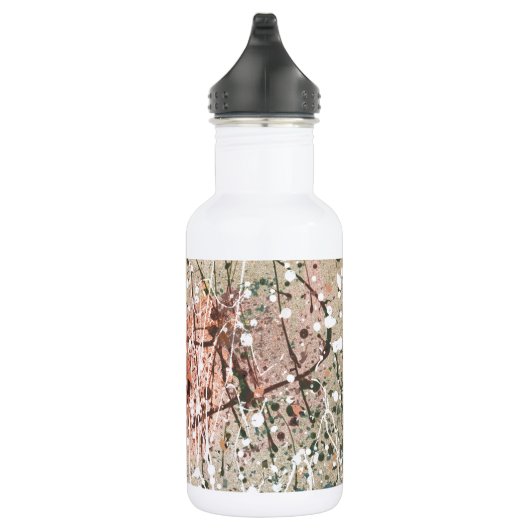 Abstract kunstontwerp waterfles  (Rechts)