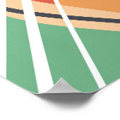 Abstract kunstoog poster (Hoek)