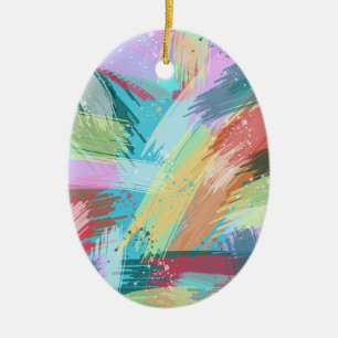 Abstract kunstpasta keramisch ornament