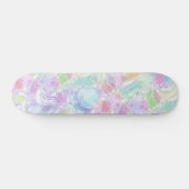 Abstract kunstpatroon met zomergolven skateboard (Horizontaal)