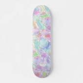 Abstract kunstpatroon met zomergolven skateboard (Voorkant)