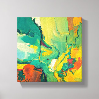 Abstract kunstschild canvas afdruk