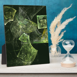 Abstract kunstschild met verdraaid evenwicht fotoplaat