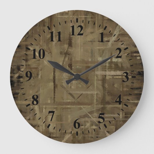  Abstract kunstschilderen Grote Klok (Voorkant)