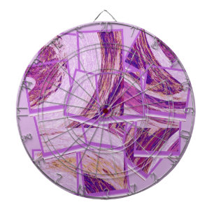 Abstract kunstschilderij 2 dartbord