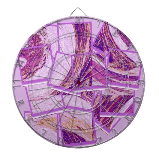 Abstract kunstschilderij 2 dartbord (Voorkant)