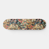 Abstract kunstskateboard skateboard (Horizontaal)