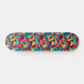 Abstract kunstskateboard skateboard (Horizontaal)