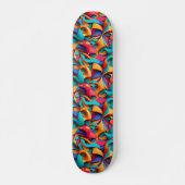 Abstract kunstskateboard skateboard (Voorkant)