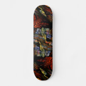 Abstract kunstskateboard voor kleurenharmonie skateboard (Voorkant)