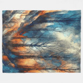 Abstract kunstwerk 10 - fleece deken (Voorkant (Horizontaal))