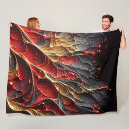 Abstract kunstwerk 15 - fleece deken