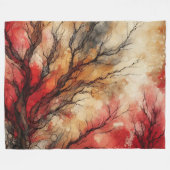 Abstract kunstwerk 1 - fleece deken (Voorkant (Horizontaal))