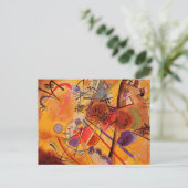 Abstract kunstwerk Kandinsky Briefkaart (Staand voorkant)