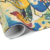 Abstract kunstwerk Kandinsky Cadeaupapier (Rol Hoek)