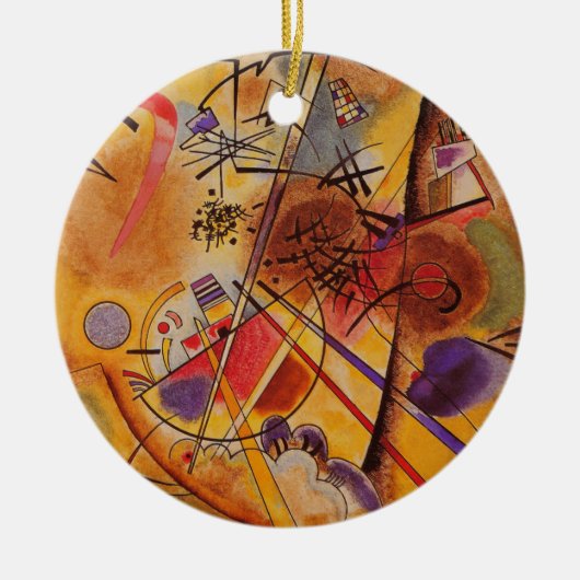 Abstract kunstwerk Kandinsky Keramisch Ornament (Voorkant)