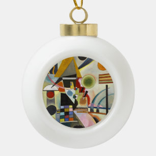 Abstract kunstwerk Kandinsky Keramische Bal Ornament