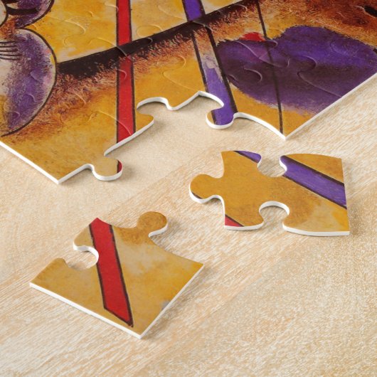Abstract kunstwerk Kandinsky Legpuzzel (Zijkant)