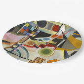 Abstract kunstwerk Kandinsky Papieren Bordje (Gekanteld)