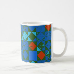 Abstract kwilt (nr. 0712) koffiemok