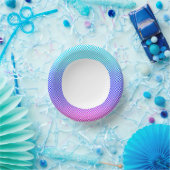 Abstract L Blauw Roze n Paarse Papieren Kommen (Feest)