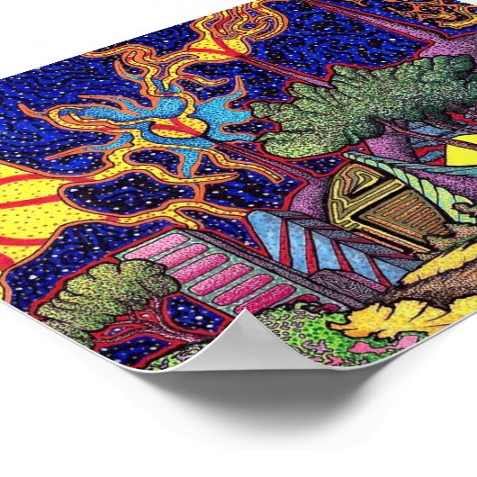 Abstract laboratorium poster (Hoek)