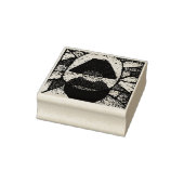 Abstract lamp mid century rubber stamp 	rubberstempel (Stempel)
