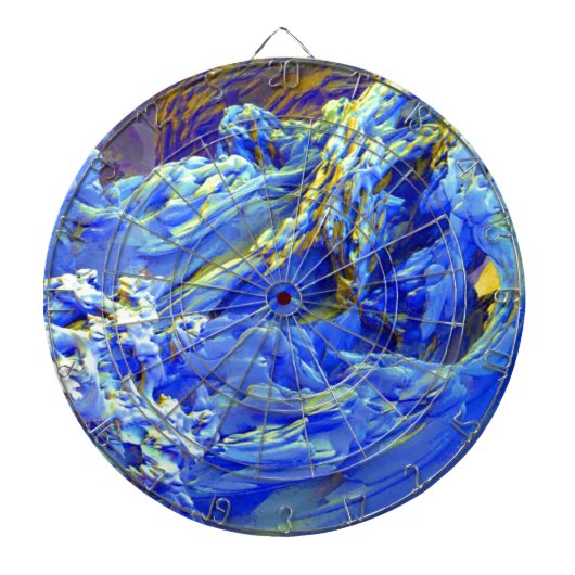 Abstract Landscape Dartbord (Voorkant)