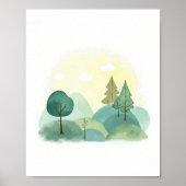 Abstract Landscape Poster (Voorkant)