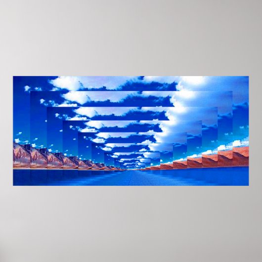 Abstract Landscape Poster (Voorkant)