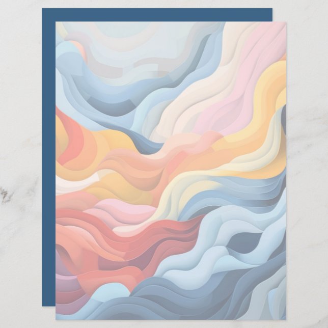 Abstract Landschap 2 (Voorkant / Achterkant)