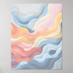 Abstract Landschap 2 Poster