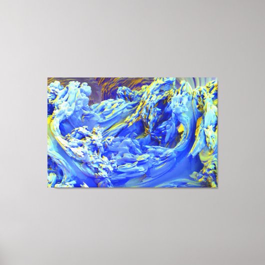 Abstract Landschap Canvas Afdruk (Voorkant)