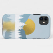 Abstract landschap Golden Winter Sunset Sunrise Case-Mate iPhone Case (Achterkant (horizontaal))