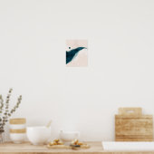 abstract landschap "kalm" poster (Keuken)