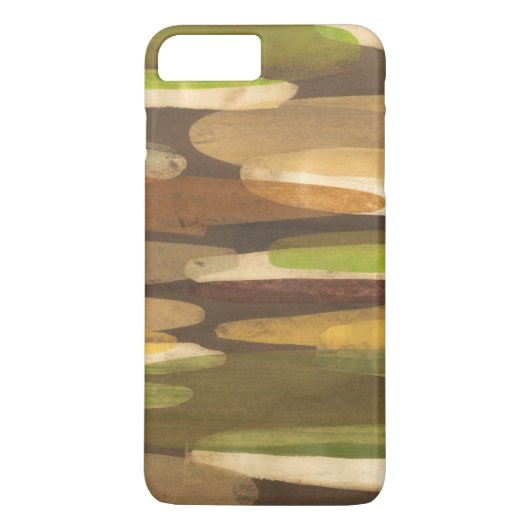 Abstract landschap met aardtoon Case-Mate iPhone case (Achterkant)