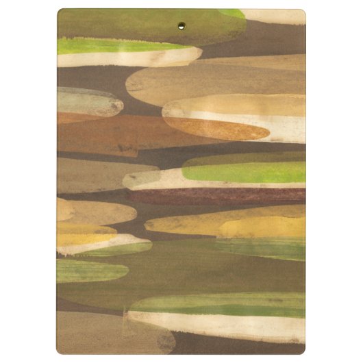 Abstract landschap met aardtoon klembord (Achterkant)
