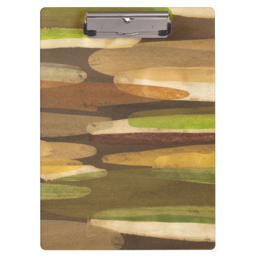 Abstract landschap met aardtoon klembord (Voorkant)