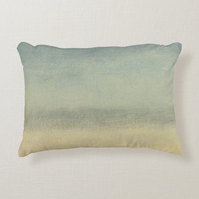 Abstract landschap met overcast Sky Accent Kussen (Voorkant)